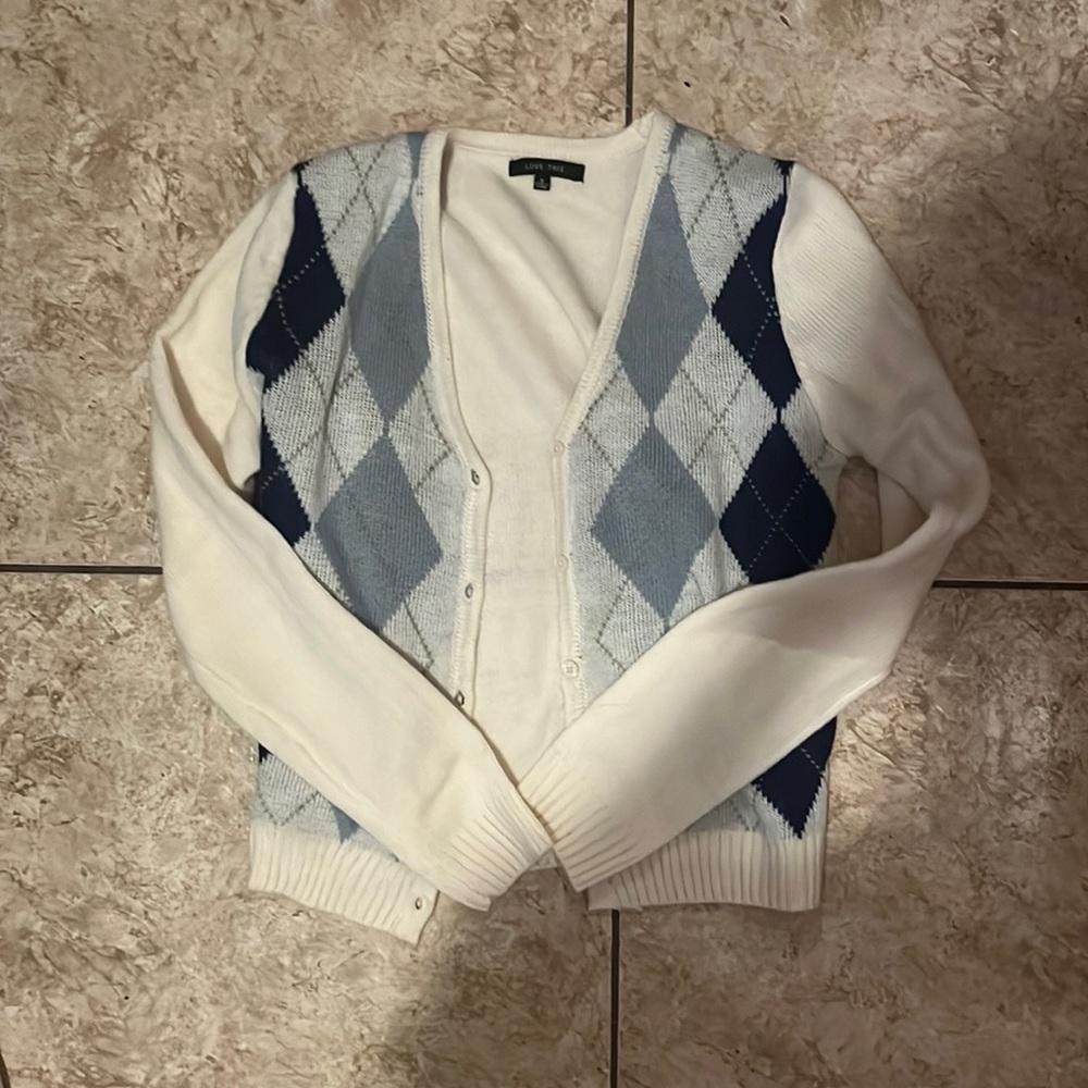 cute patterned cardigan